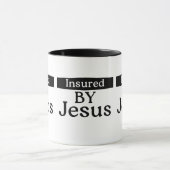 Durch Jesus Versichert Christlicher Glaube Über An Tasse (Zentrum)