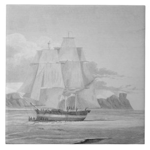 Durch junges Eis im September 1824 von 'J segeln Fliese