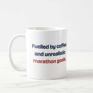 Durch Kaffee angetriebene lustige Tasse für einen