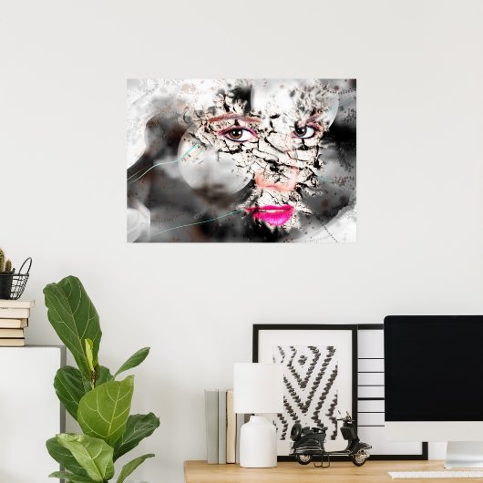 DURCH KREATIVE KUNST POSTER (Heimbüro)