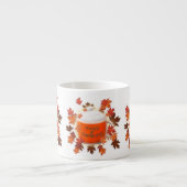 Durch Kürbisgewürz angetrieben Espressotasse (Vorderseite)