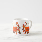 Durch Kürbisgewürz angetrieben Espressotasse (Vorderseite Rechts)