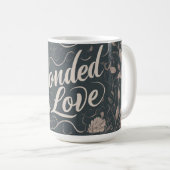 durch Liebe geklebt Kaffeetasse (VorderseiteRechts)