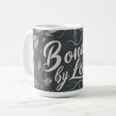 durch Liebe geklebt Kaffeetasse (Vorderseite Links)