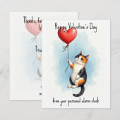 💘🐈Durch Liebe geweckt Feiertagskarte (Vorne/Hinten)