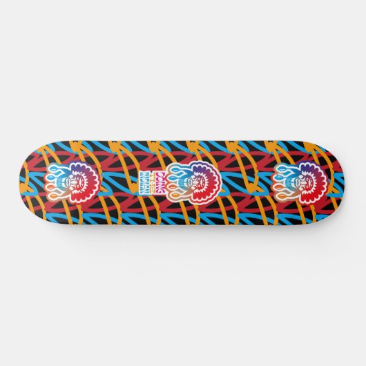 DURCH MASANSER PIXELAT INDIEN SKATEBOARD (Horizontal)