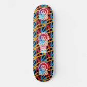 DURCH MASANSER PIXELAT INDIEN SKATEBOARD (Vorderseite)