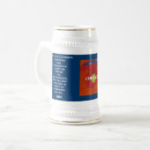 DURCH MEIN SPIRIT/COURAGE BIERGLAS (Vorderseite Links)