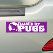 DURCH MOPS Lila Autoaufkleber ERHÖHT (Auf Auto)