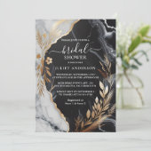 Durch natürliche Arbeit gestapelt Stone Marmor Bra Einladung (Stehend Vorderseite)