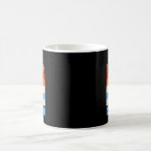 Durch Origami leicht abgelenkt Kaffeetasse (Mittel)