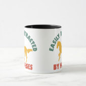Durch Pferde leicht ablenkbar Tasse (Zentrum)