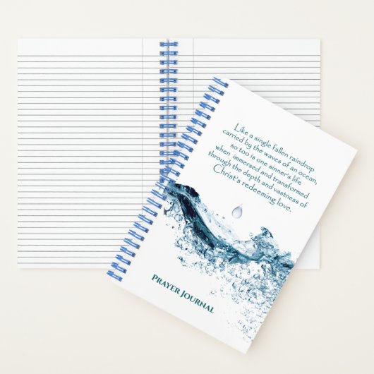 DURCH REDEEMIERUNG DER LIEBE Christliches Zitat 5. Notizblock (Innen)