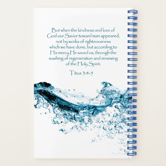 DURCH REDEEMIERUNG DER LIEBE Christliches Zitat 5. Notizblock (Rückseite)