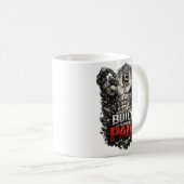 Durch Schmerz Geschaffenes Design Kaffeetasse (VorderseiteRechts)