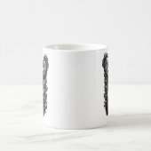 Durch Schmerz Geschaffenes Design Kaffeetasse (Mittel)