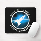 Durch Science-Fiction Leicht Ablenkbar Mousepad (Mit Mouse)