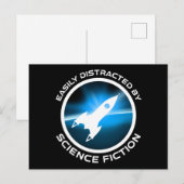 Durch Science-Fiction Leicht Ablenkbar Postkarte (Vorne/Hinten)
