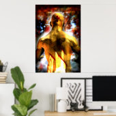 Durch seine Streifen Poster (Heimbüro)