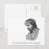 Durch seine Wunde sind wir heilbar Postkarte (Vorne/Hinten)