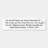 Durch seine Wunden Autoaufkleber (Vorne)