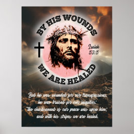 Durch seine Wunden werden wir zu Ostern 3:4 Verhäl Poster