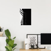 Durch Silhouette sehen Poster (Heimbüro)