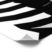 Durch Silhouette sehen Poster (Ecke)