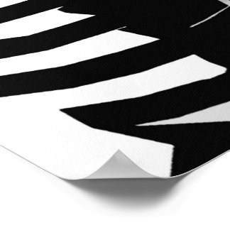 Durch Silhouette sehen Poster