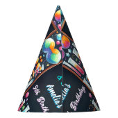 Durch Spaß Labrador Kinder Geek Nerd Mad Science 9 Partyhütchen (Rückseite)