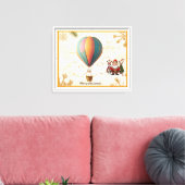 "Durch Träume treiben" Leinwanddruck (Insitu (Wohnzimmer))