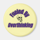 Durch Überdenken angeregt - Schädelkleber Magnet (Vorne)