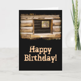 Durch und durch Kabine Fenster Geburtstag Karte