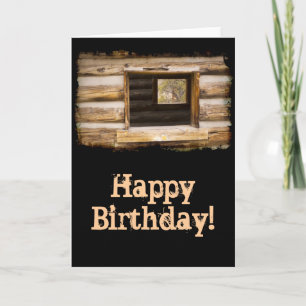 Durch und durch Kabine Fenster Geburtstag Karte