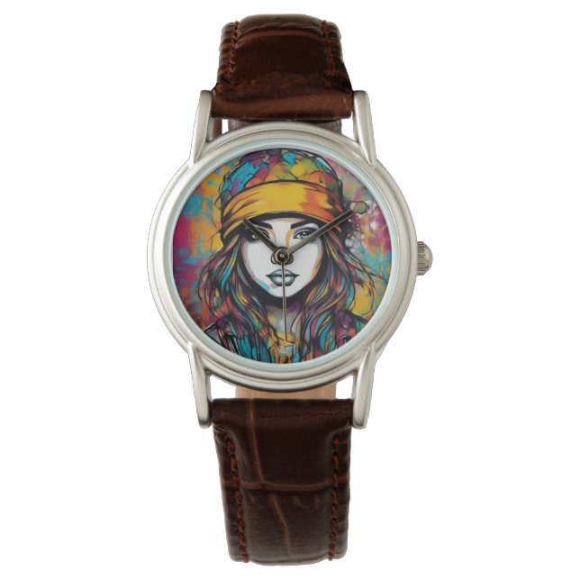 Durch und durch moderne Note Armbanduhr (Vorderseite)