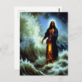 Durch unruhige Gewässer 2 Postkarte (Vorne/Hinten)