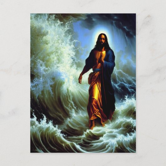 Durch unruhige Gewässer 2 Postkarte (Vorderseite)