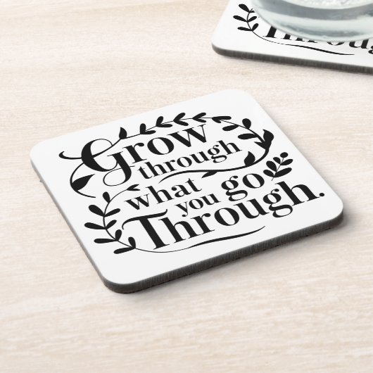 Durch Untersetzer wachsen (Linke Seite)