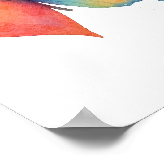 Durch Veränderung im Herzen wachsen Poster (Ecke)