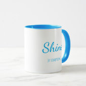 Durch Vergleich glänzen - Tasse (VorderseiteRechts)