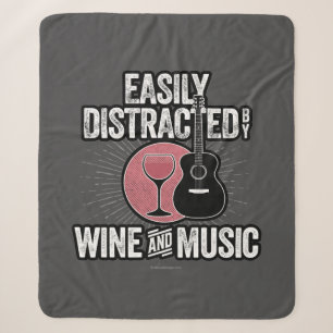 Durch Wein und Musik leicht abgelenkt Sherpadecke
