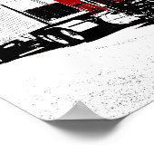 Durchblasen von Peterbilt Poster (Ecke)