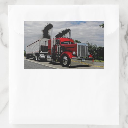 Durchblasen von Peterbilt v1 Stickers (Tasche)