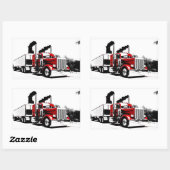 Durchblasen von Peterbilt v2 Stickers (Blatt)