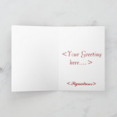 Durchblättern des Fensters Feiertagskarte (Innenseite)