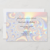 Durchblättern - Fraktal Art Einladung (Rückseite)