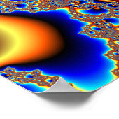 Durchblättern - Fraktal Art Poster (Ecke)