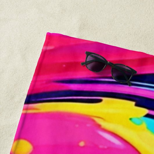 Durchblutungskolorieren Strandtuch (Beispiel)