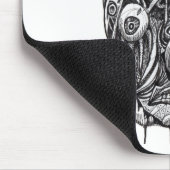 Durchbohrt, von Brian Benson Mousepad (Ecke)