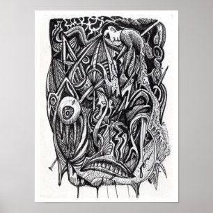 Durchbohrt, von Brian Benson Poster